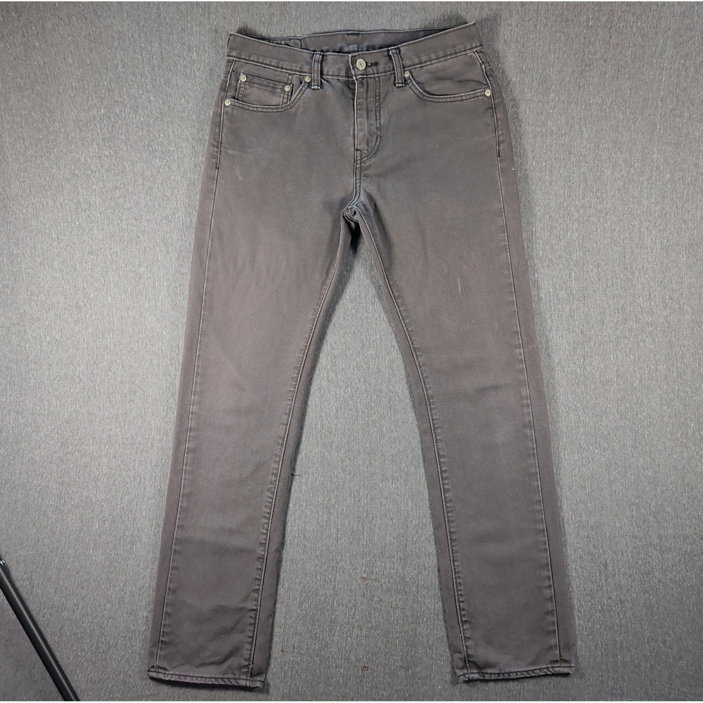 Y2K Corduroy LEVIS Jeans 513 30x31 Silvertab Gray Slim Straight Distressed Faded